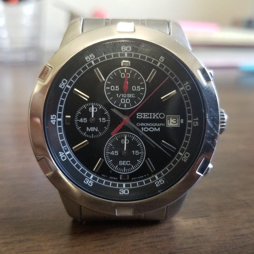 Men's Seiko Chronograph *Like New in Box